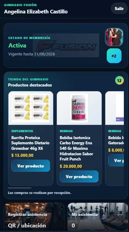 App clientes NexoGym